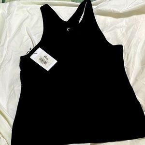 Zyia Black Classic Racer Tank Sz XXL